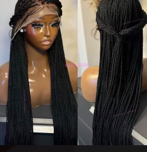 Long black box - braided, lace