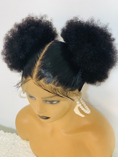 Afro ponytail braided wig box - ponytail,